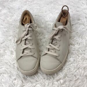 Toms Leather Cream Sneakers